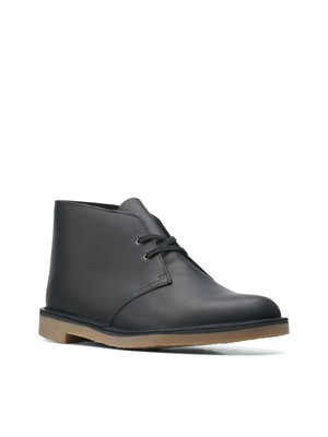 Мужские черные ботинки Chukka COLLECTION из натуральной кожи Bushacre с 3 мысами и блочным каблуком, 11 М