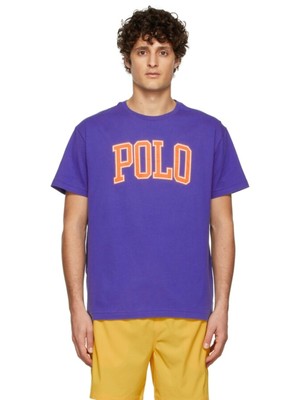 

Мужская синяя футболка с короткими рукавами и графическим логотипом POLO RALPH LAUREN, размер, Синий, 200018082