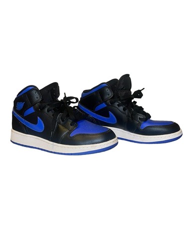 Nike Air Jordan 1 Mid (GS) Hyper Royal Blue Size 6Y | eBay