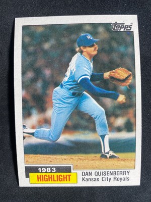 1984 TOPPS #3 DAN QUISENBERRY NM-MT BASEBALL CARD