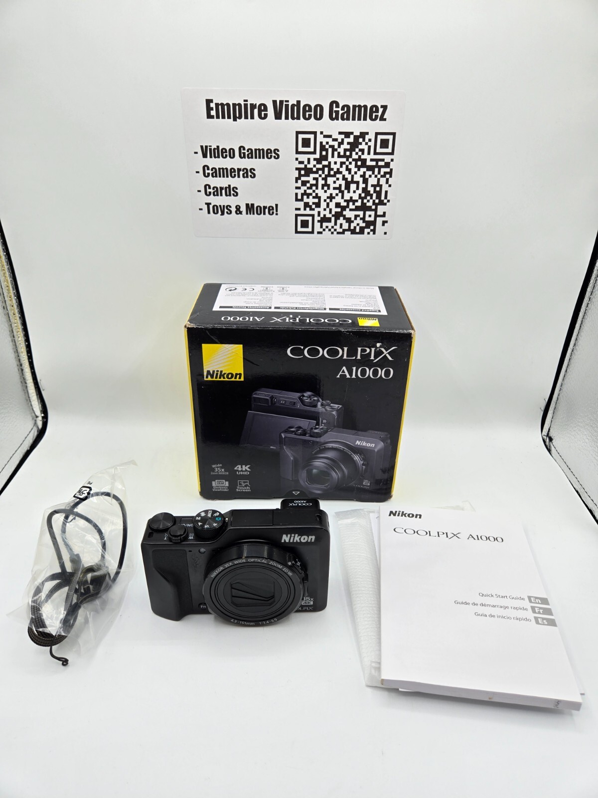 ama　Nikon COOLPIX A1000 35x 4K Nikon COOLPIX A1000 Digital Camera 4K Video 16MP CMOS 35x