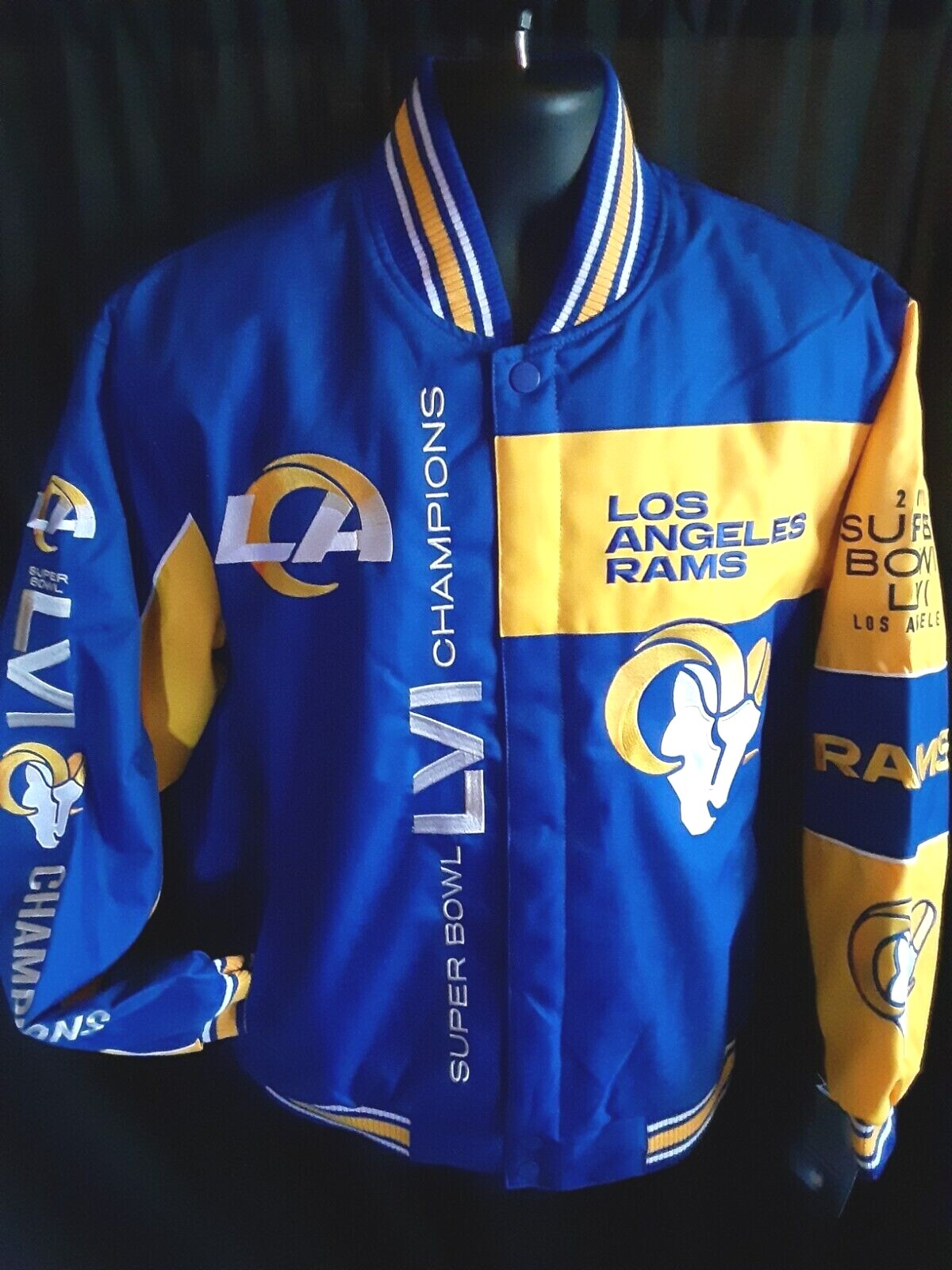 RAMS Logo 7 ナイロンジャケット $_57.JPG?set_id=8800005007