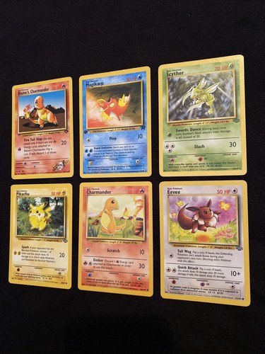 Original Vintage WOTC 1999 Pokémon Cards 1999 Starters