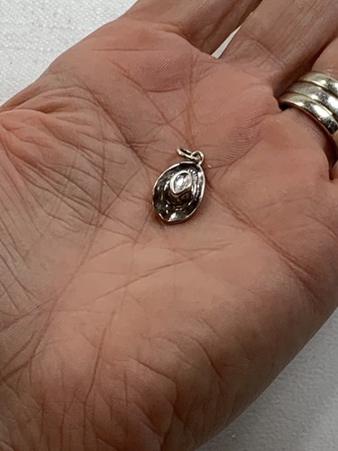 Sterling Silver .925 Charm Southwestern Bracelet Charm Cowboy Hat
