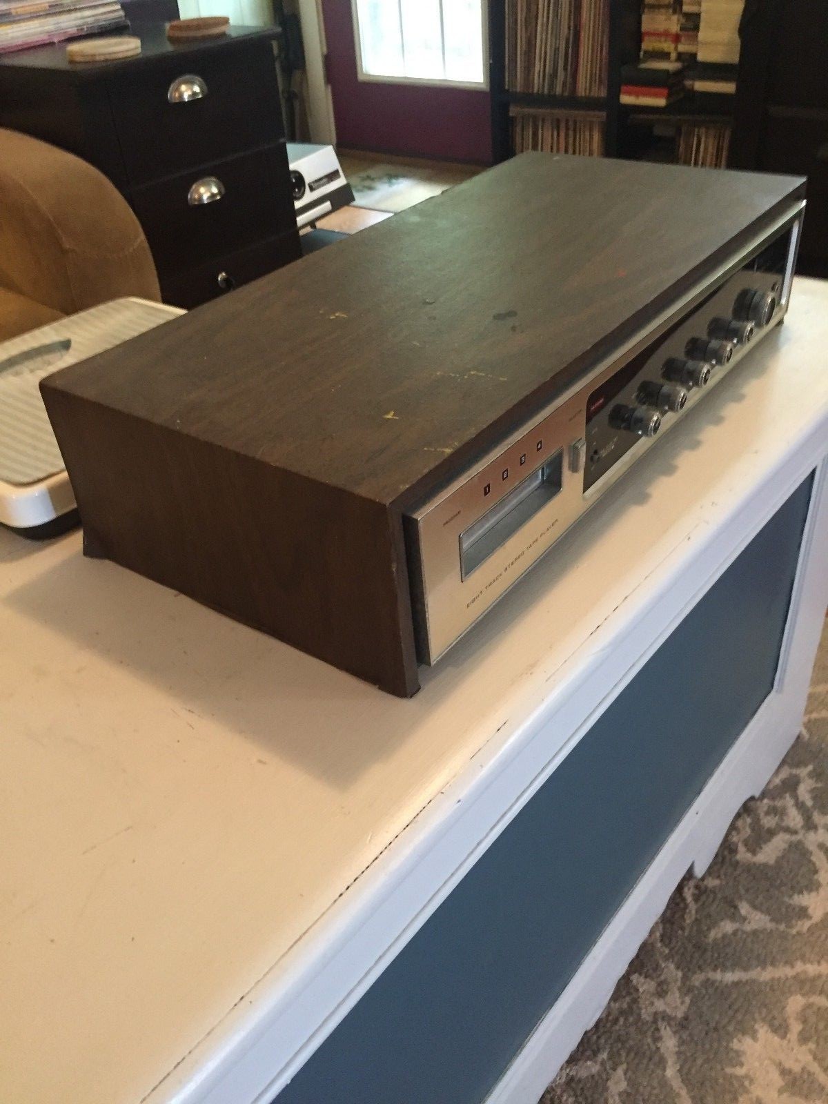 Zenith Solid State Twin Plus Matrix AM FM Radio with 8 Track