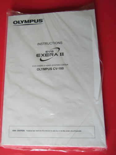 Olympus EVIS Exera II CV-180 Video System Center Instruction Operator