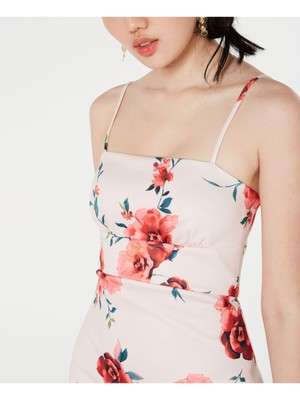 

SEQUIN HEARTS Женское розовое мини-платье на тонких бретельках для вечеринок для подростков, Розовый