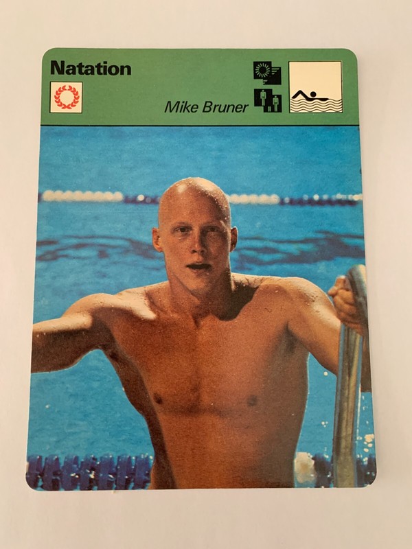 Carte Editions Rencontre 1979 / Natation - Mike Bruner