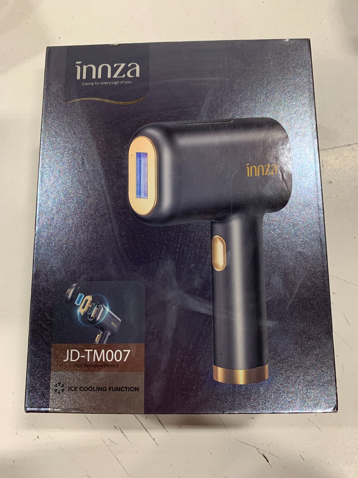 INNZA Laser Hair Removal Device with Sapphire Ice Cooling