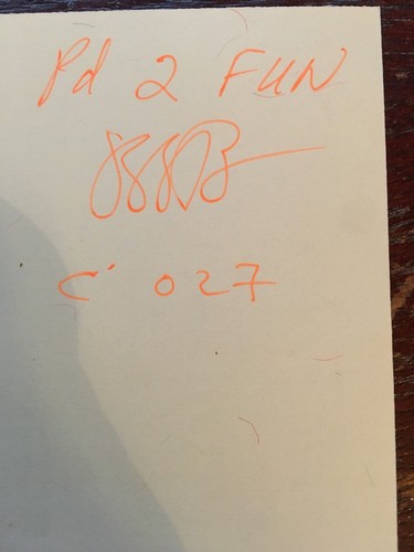 J. S. G. Boggs Art Note - RARE $100 F.U.N.-2000. #43 Of 100