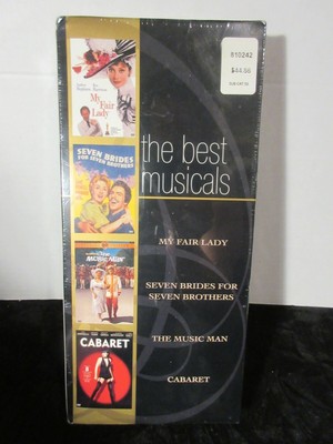 The Best Musicals DVD Collection-My Fair Lady,Cabaret,Music Man,Seven Brides-NEW