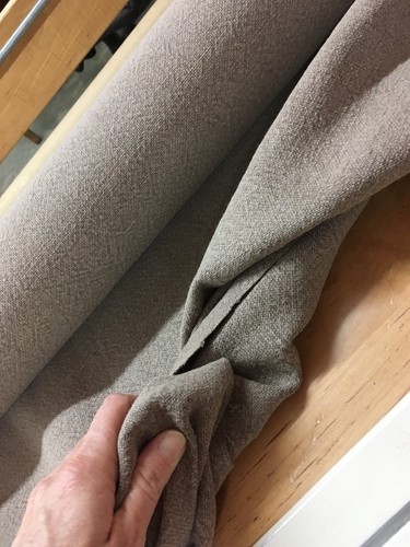 Washed Linen Drapery /light Upholstery  Fabric54 Wide Bty Pete Kaufman Mocha
