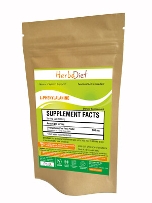 L-Phenyalanine Powder Nervous System Memory Support Healthy mental energy mood