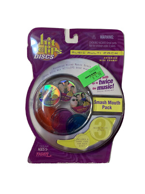 Vintage Tiger Hit Clips Discs 3 Pack Smash Mouth All star 2003 Hasbro Micro New