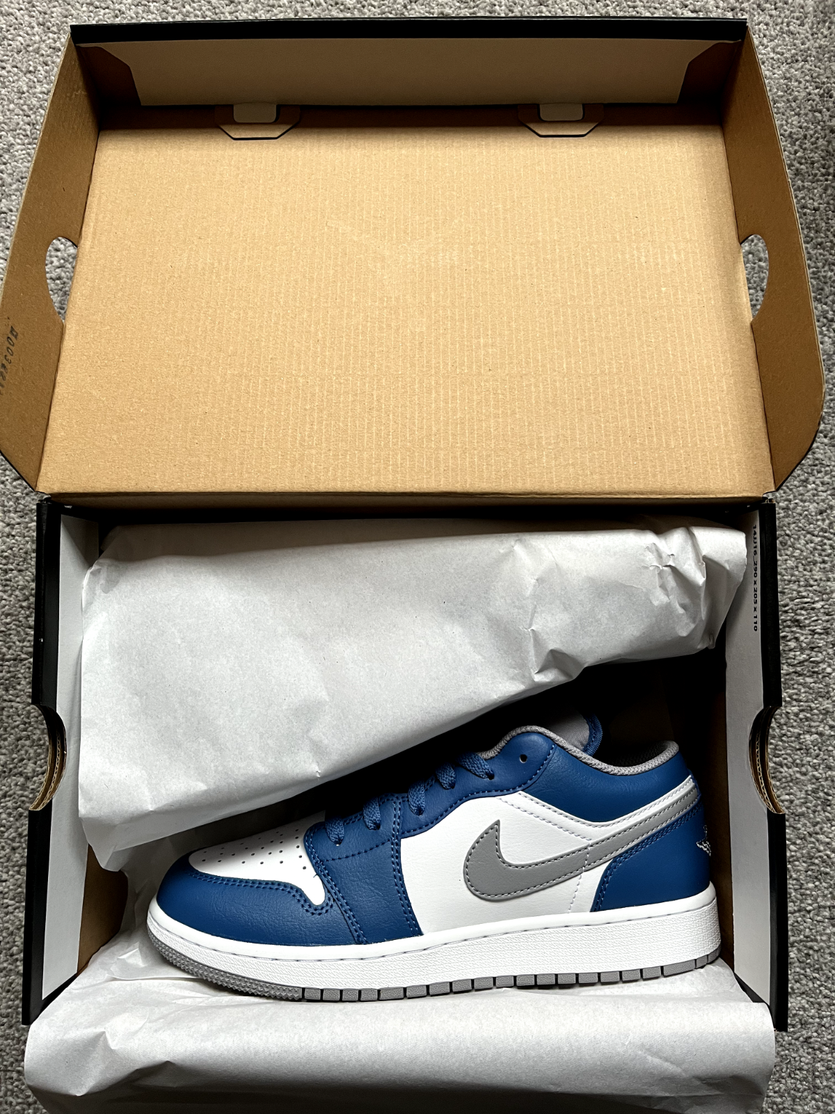 Nike Air Jordan 1 Low True Blue GS - Size UK 6 (EU 40)のeBay公認海外通販｜セカイモン