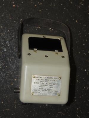 Bird Electronic Corp Wattmeter Milliwatts Model 6250