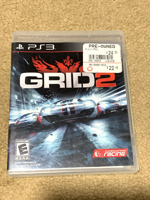 GRID 2 (Sony PlayStation 3 PS3, 2013 Black Label) Complete in Box CIB - TESTED