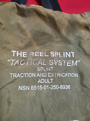 The Reel Splint "Tactical System" Splint Traction and Extraction Adult (used)