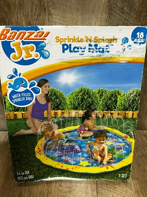 Banzai Jr., Sprinkle N Splash, Play Mat, 18 months +, 54 in Diameter, 1 Set