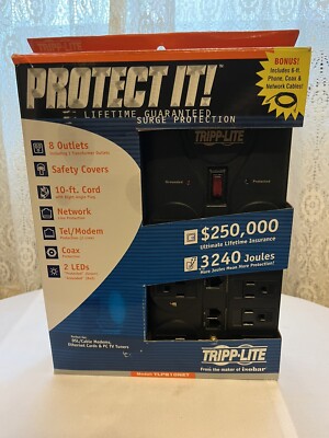 PROTECT IT! LIFETIME GUARANTEED SURGE PROTECTION
