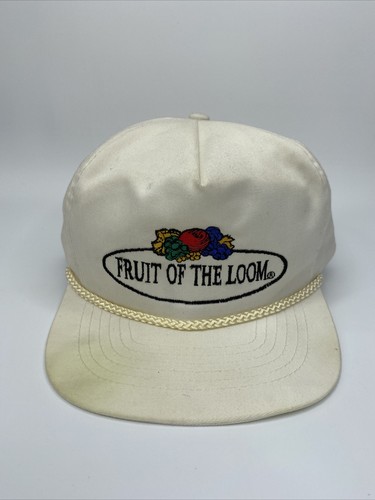 Vintage Fruit of the Loom Hat Rope Snapback Trucker Boss Cap