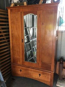 Vintage Silky Oak Wardrobe Antiques Gumtree Australia Brisbane