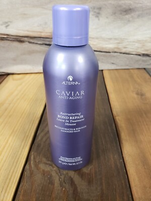 Alterna Caviar Restructuring Bond Repair Leave In Treatment Mousse 8.5 oz NEW