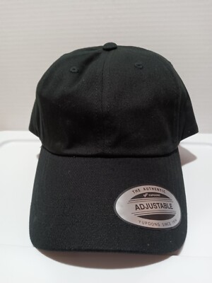 The Classics Yupoong Cap Adjustable Strap 100% Cotton Black