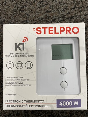 STZW402WB+ Ki Z-Wave Smart Thermostat for Electric Baseboard
