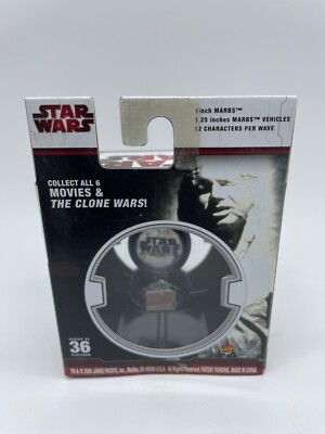 Star Wars Marbs Series 3 #36 Carbonite Han Marble and Base, Jakks Pacific 2009