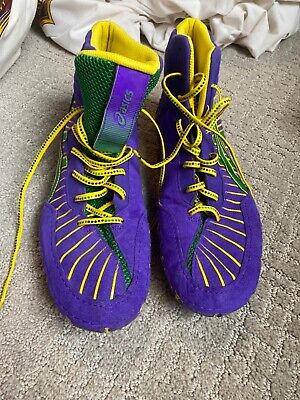 Purple mens wrestling shoes size 12