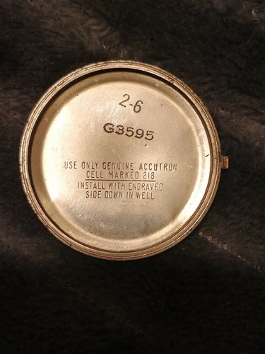 Accutron 218 for parts or repairs does not run