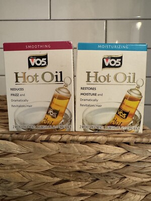 Alberto VO5 Hot Oil Therapy Intense Moisturizing Smoothing Hair Treatment 2 Pack