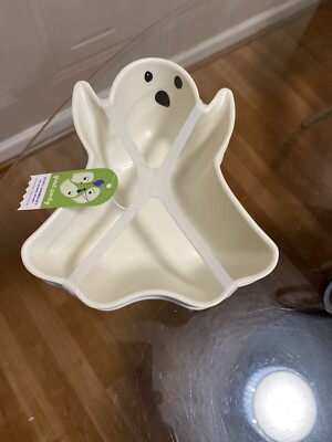 Halloween GHOST PARTY  Bowls Set of 4 Snack Treat Dishes Bowls BOO Spooky