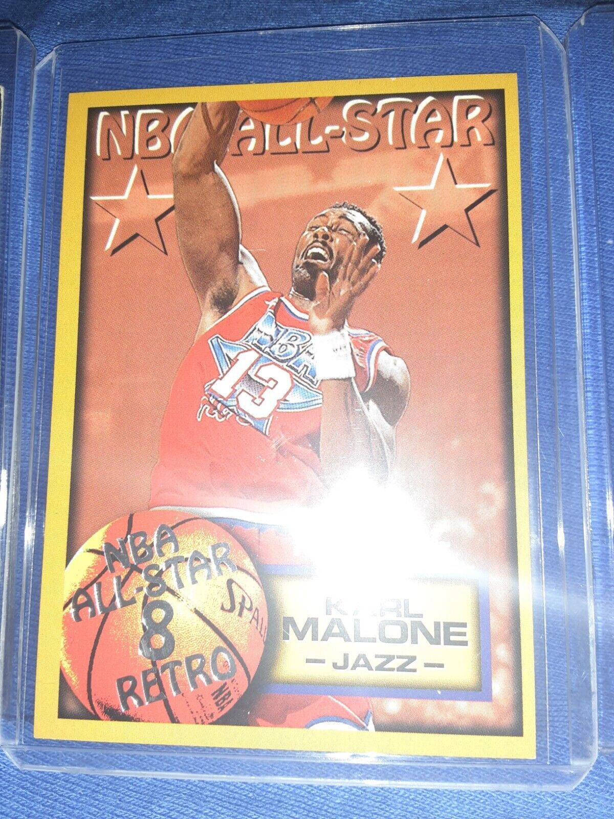 KARL MALONE FLEER 96-97 CARD #314 NBA ALL STAR 8 RETRO UTAH KARL MALONE FLEER 96-97 CARD #314 NBA ALL STAR 8 RETRO UTAH