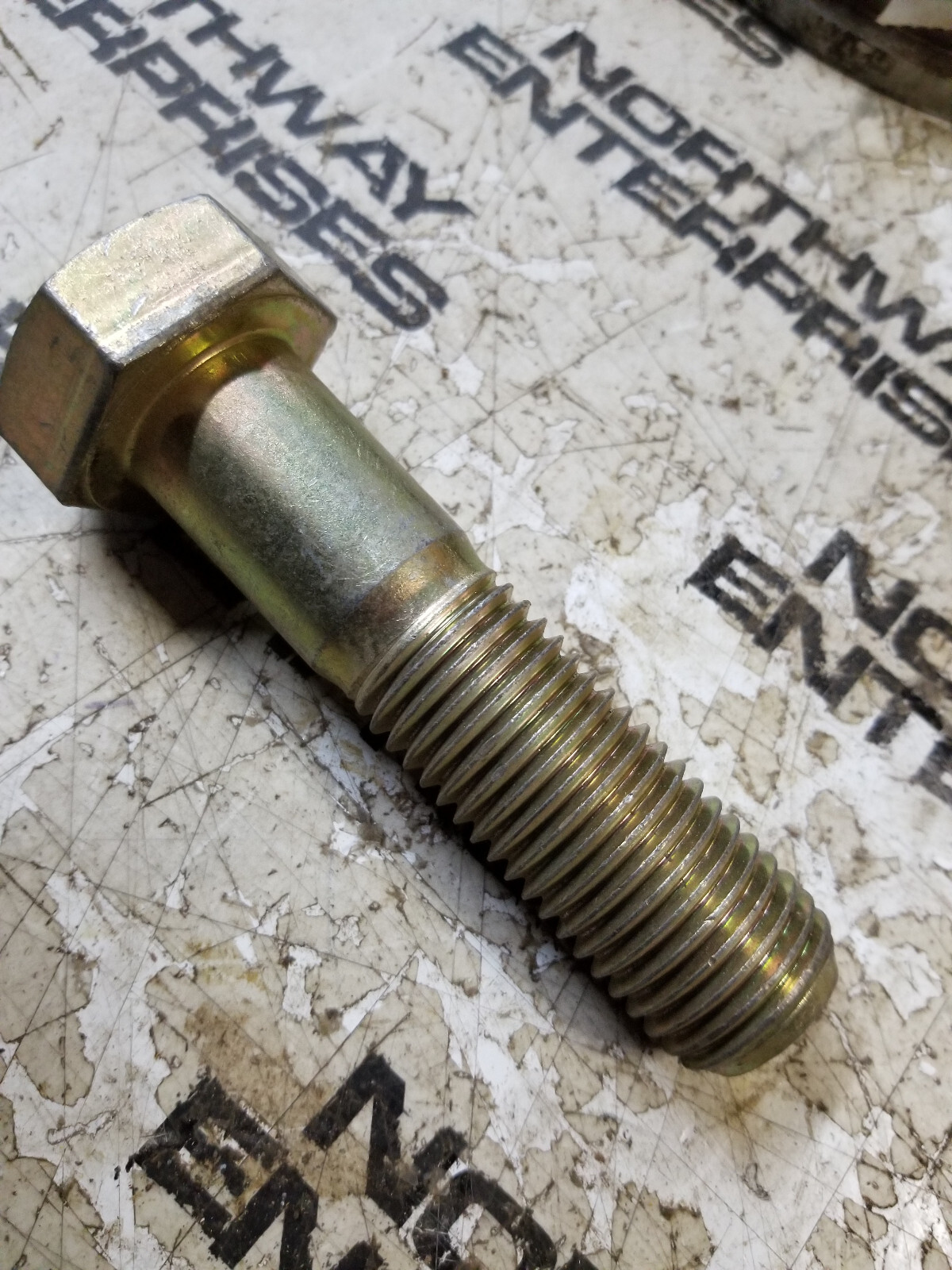 LOT OF 12 BOLTS CATERPILLAR 7X-2583: M30-3.5 x 120mm Hex Head Bolt 7X2583 - Picture 3 of 3