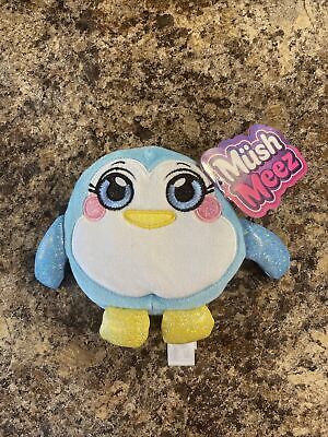 Mush Meez Penguin 6'' Squeezy Squishy Moldable Stuffed Plush Stress Relief Toy