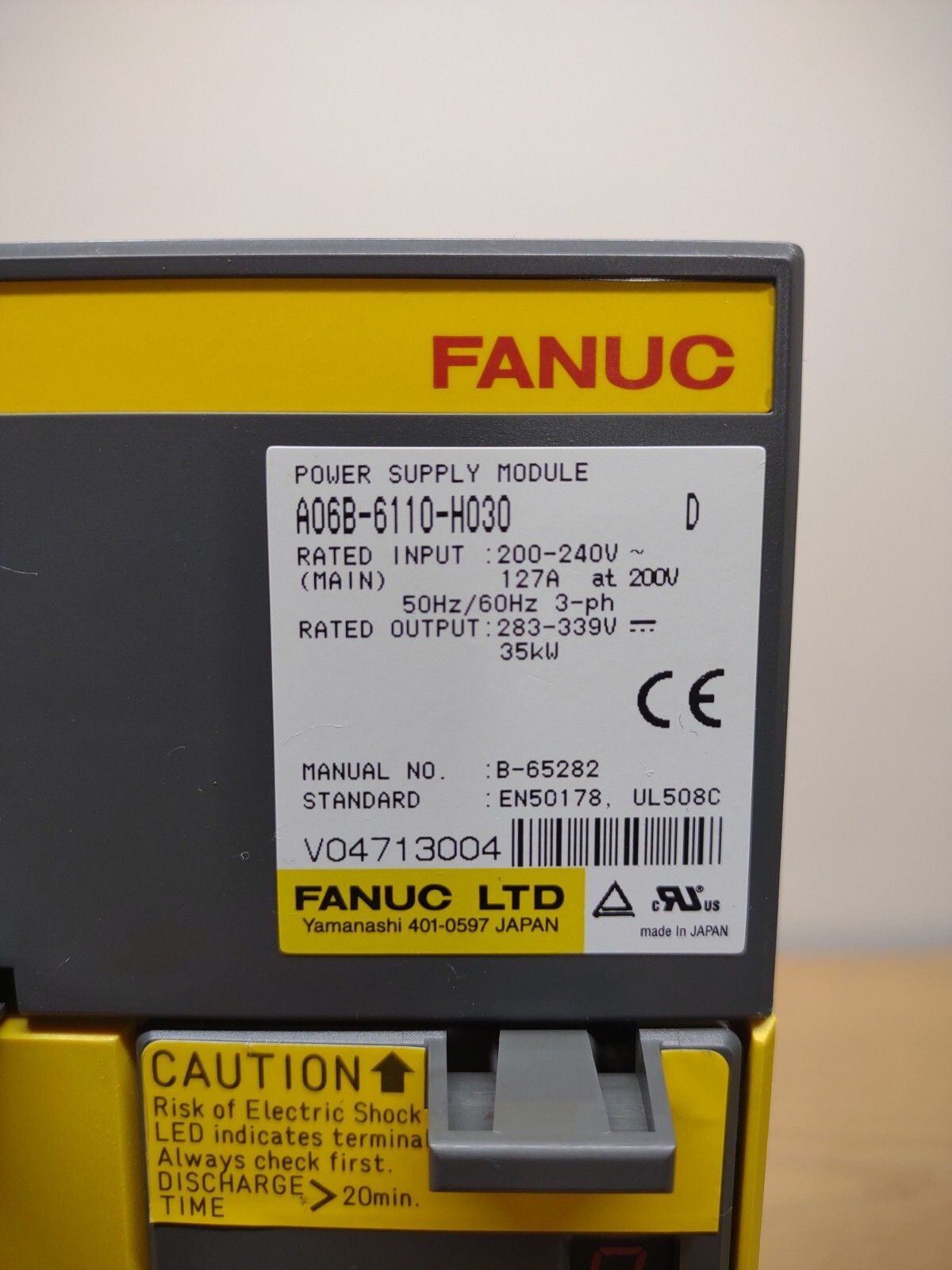 FANUC A06B-6110-H030 POWER SUPPLY MODULE | eBay FANUC A06B-6110-H030 POWER SUPPLY MODULE | eBay