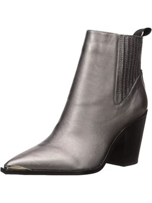 

KENNETH COLE NEW YORK Женские серебристые ботильоны без шнуровки Western-West 9,5 м, Серебряный, WEST SIDE BOOTIE RB