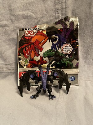NEW Bakugan Mystery Figure Blind Bag Open Bag - Nillious - Black & Purple