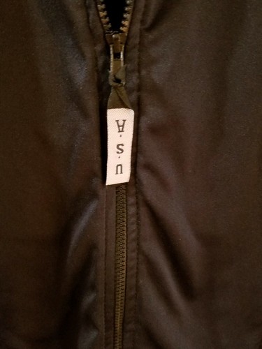 Men’s Olympics Light Jacket Zip Up Team USA Adult XXXL Black White Logo