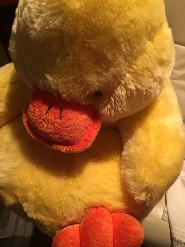 Stuffed Animal Seat- Super Soft, But Firm, Lifelike Super Cute Ducky Seat