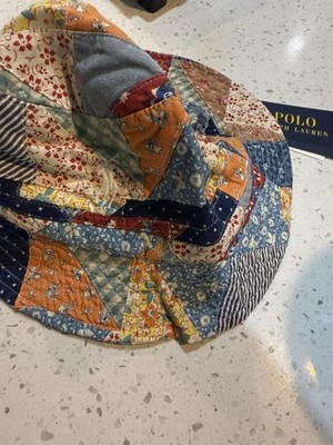 Polo Ralph Lauren Vintage-Inspired Patchwork Bucket Hat - L