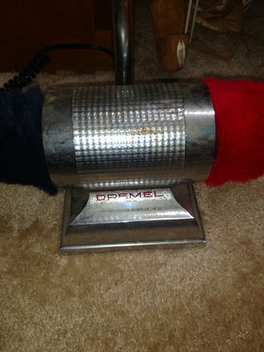 VINTAGE DREMEL THE REGENT MODEL 795 ELECTRIC DOUBLE BUFFER SHOE SHINE POLISHER
