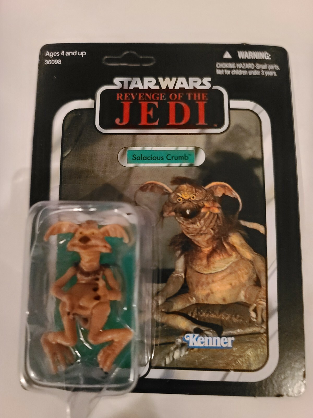 Star Wars Vintage Collection VC66 Salacious Crumb 2011 SDCC DEATH STAR Unpunched