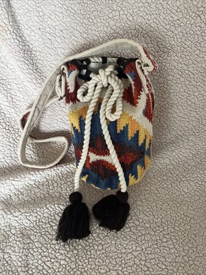 Macchia Di Ruggine Boho Bucket Southwest Bag