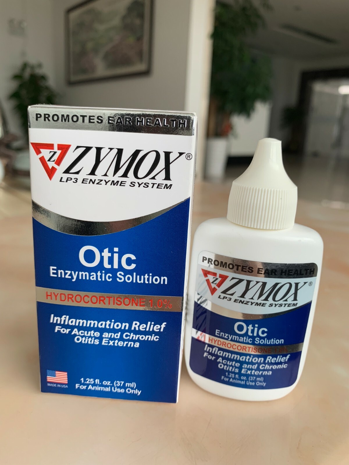 1.25oz 37ml ZYMOX Pet King Brand Otic ...