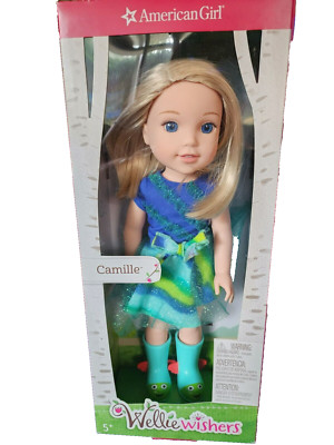 American Girl Doll Wellie Wishers CAMILLE 14.5'' Doll WELLIE WISHER NEW IN BOX