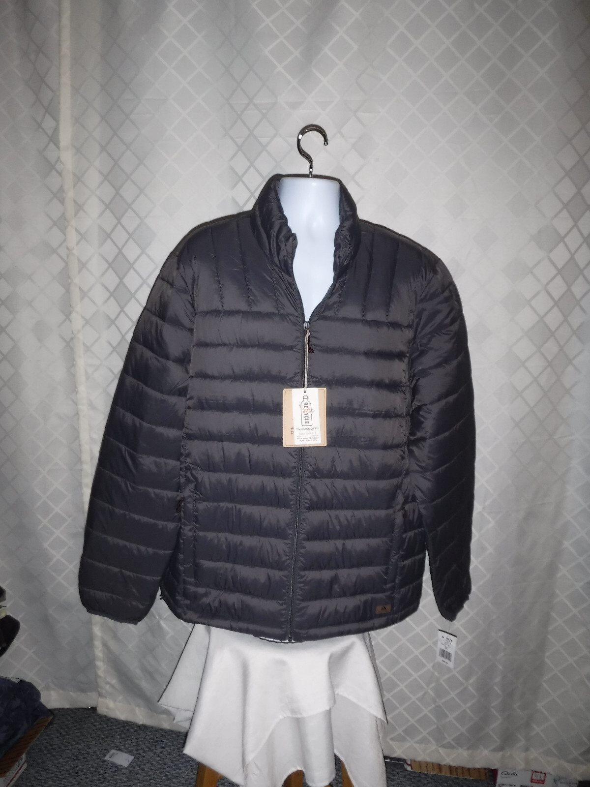 Men's Light Weight Puffer Jacket ,XXL, ZX ZeroXposur,Dark