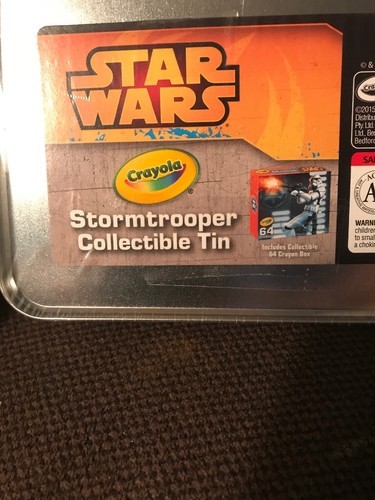 Crayola Star Wars Storm Trooper Collectible Tin NEW IN BOX SEALED FREE SHIPPING